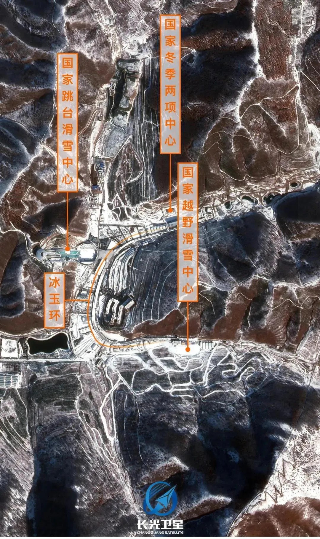 衛(wèi)星見證，這里如何變身“冬奧小城”