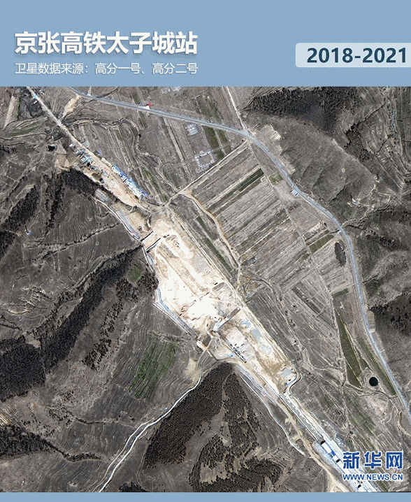 衛(wèi)星見證，這里如何變身“冬奧小城”