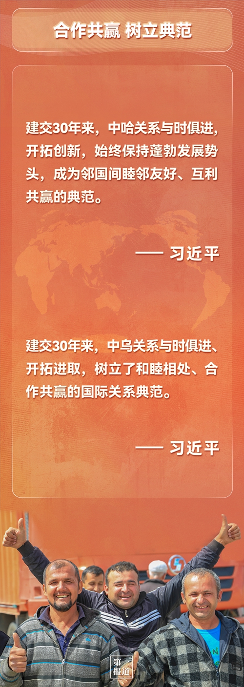 第一報(bào)道 | 建交三十年，習(xí)主席這樣評(píng)價(jià)與中亞五國(guó)關(guān)系