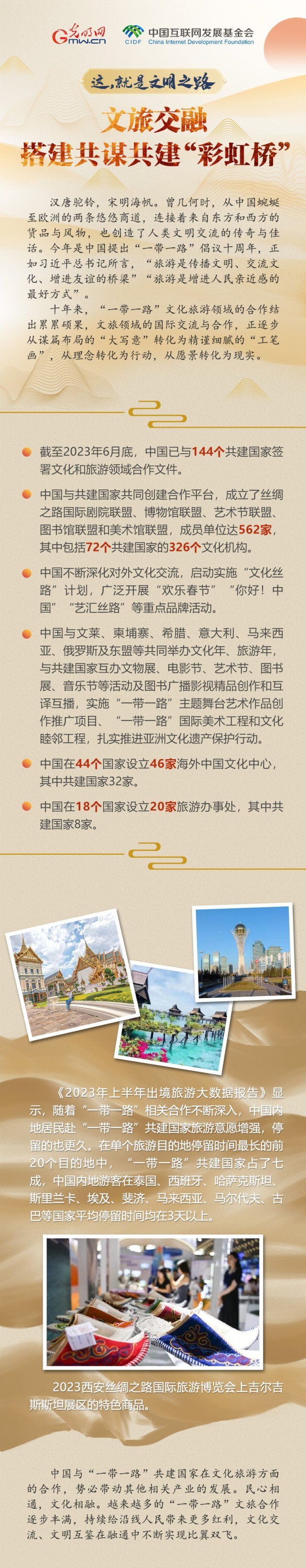 【大道共通】這，就是文明之路丨文旅交融 搭建共謀共建“彩虹橋”