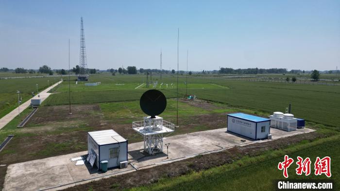 航拍壽縣國家氣候觀測臺?！∽Ａ?攝