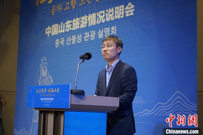 首爾市政府觀光體育局局長金英渙致辭?！⑿?攝