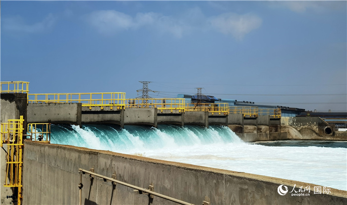 圖為取排水工程項(xiàng)目一景。人民網(wǎng)記者管克江攝