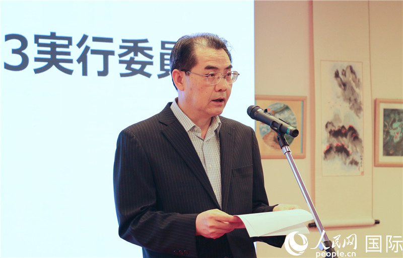 中國駐日本大使吳江浩致辭。人民網(wǎng) 許可攝