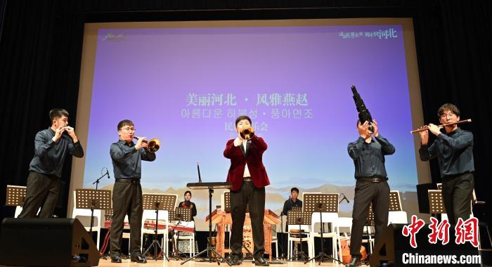 圖為音樂會(huì)現(xiàn)場(chǎng)?！∈谞栔袊幕行墓﹫D