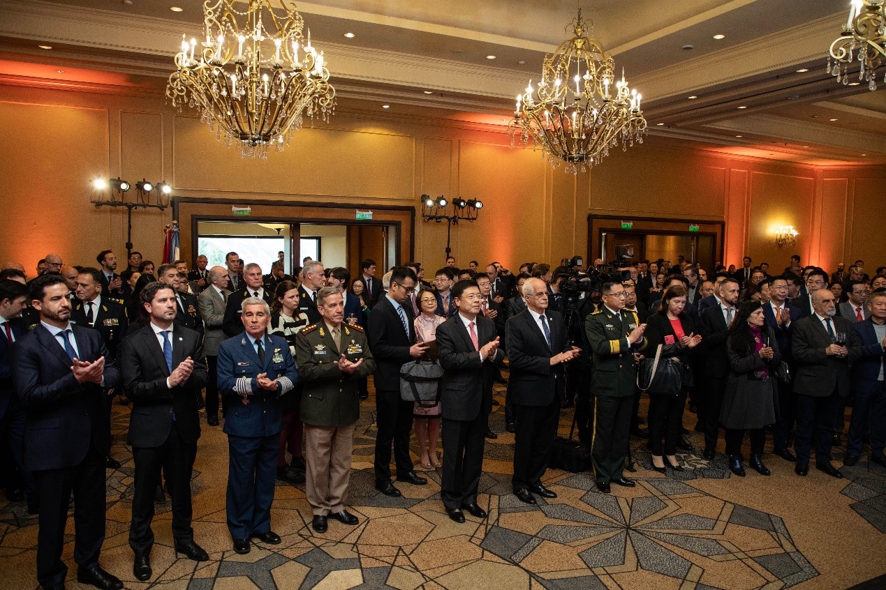 招待會(huì)現(xiàn)場(chǎng)氣氛熱烈友好。中國(guó)駐阿根廷大使館供圖