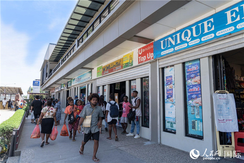 2023年9月12日，所羅門群島首都霍尼亞拉街景。人民網(wǎng) 賀吉攝