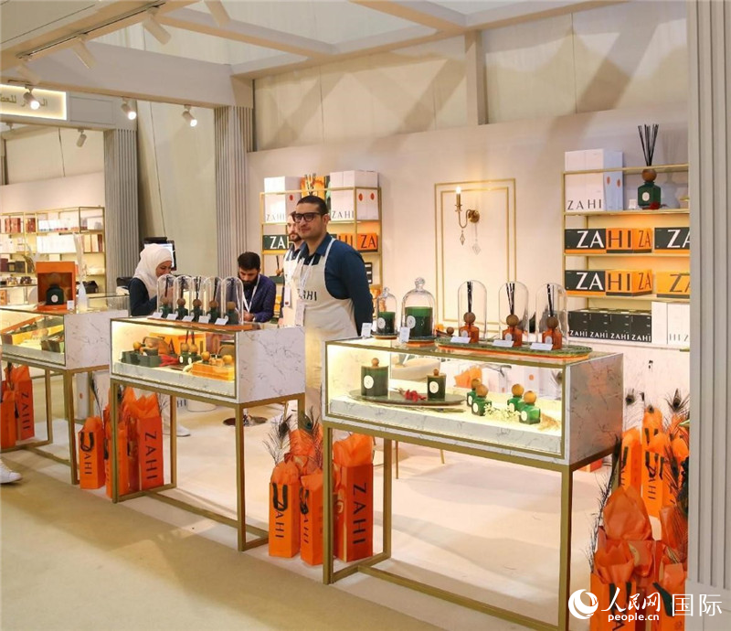 展會(huì)場(chǎng)景。人民網(wǎng) 塔里克·易卜拉欣攝