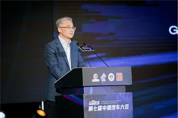 嘉興市人民政府市長(zhǎng)李軍致辭。主辦方供圖