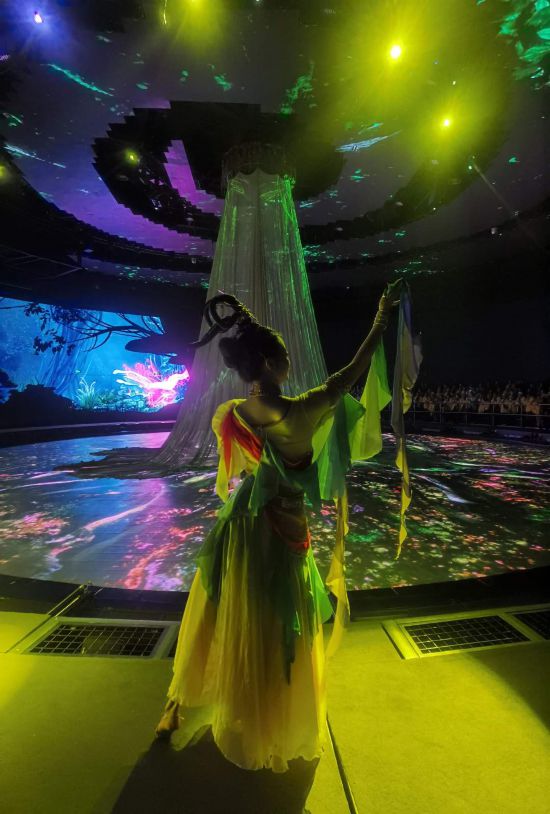 　　《天釀》演出場景。本報記者常雯宜攝