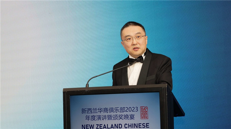 中國駐新西蘭大使王小龍。攝影：張凱