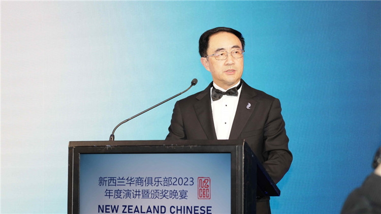 新西蘭華商聯(lián)合總會主席楊健。攝影：張凱