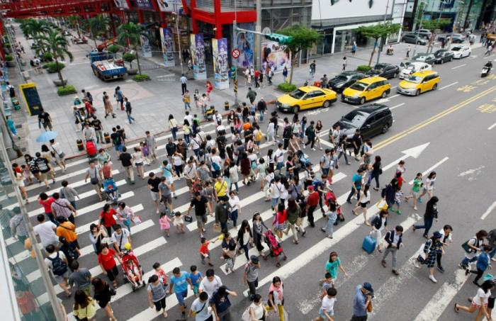 圖為信義商圈。圖片來源：臺灣“中時新聞網”。