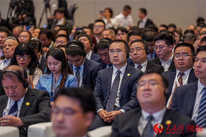 2023中國(guó)（浙江）—泰國(guó)合作交流會(huì)現(xiàn)場(chǎng)。普拉維攝