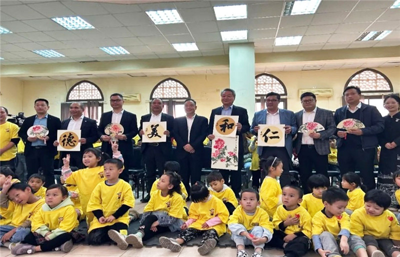 圖為2023“中華文化大樂園—埃及開羅營”閉幕式活動現(xiàn)場。主辦方供圖