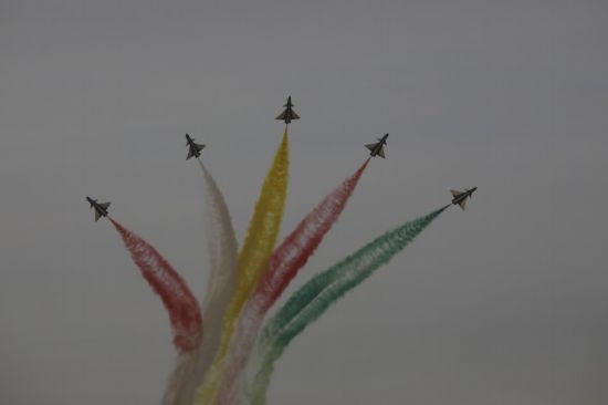 飛行表演現(xiàn)場。王曉東 攝