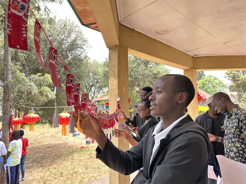 活動現(xiàn)場?？夏醽啺８耦D大學(xué)孔子學(xué)院供圖