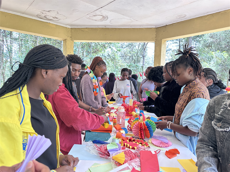 活動現(xiàn)場?？夏醽啺８耦D大學(xué)孔子學(xué)院供圖