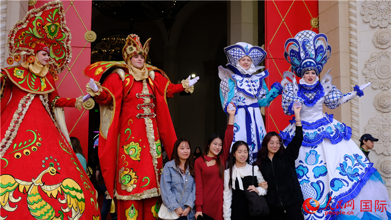 北京展覽館舉辦首屆俄羅斯“謝肉節(jié)”慶?；顒?dòng)。人民網(wǎng) 褚夢(mèng)琦攝