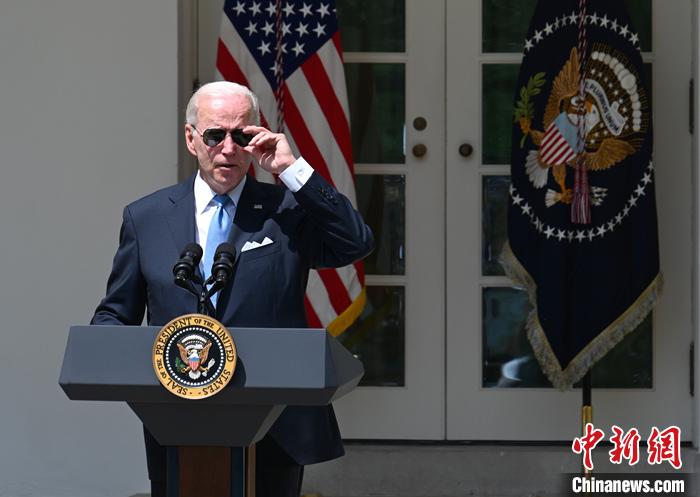 當地時間7月30日上午，美國總統拜登新冠檢測再次呈陽性。他此次沒有癥狀，但將采取隔離措施。資料圖為拜登7月27日解除隔離后在白宮發(fā)表講話。 <a target='_blank' href='/'><p  align=