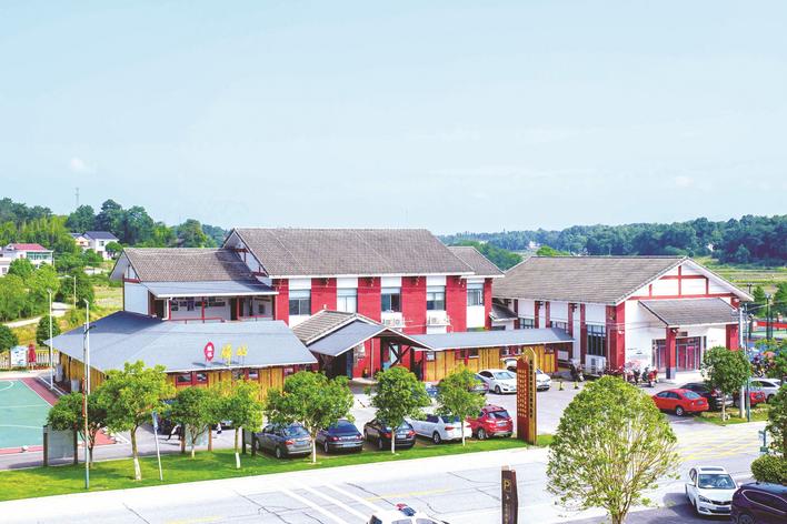 由文化站升級改造而成的“福臨驛站”，可提供度假、研學(xué)、會議、拓展、愛國主義教育等各類旅游線路，供游客自主選擇。 長沙縣供圖