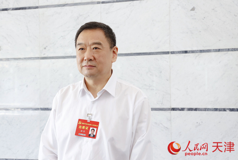 天津市第十二次黨代會代表、天津市政府副秘書長、市衛(wèi)生健康委黨委副書記、主任顧清 人民網(wǎng) 孫翼飛攝