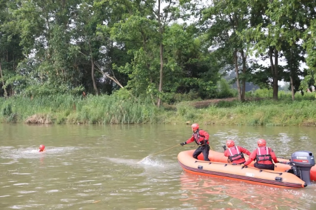 演習(xí)現(xiàn)場。四川省應(yīng)急管理廳供圖