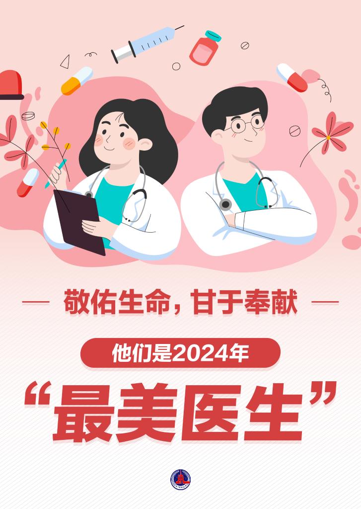 新華鮮報|致敬“白衣戰(zhàn)士”！2024年“最美醫(yī)生”發(fā)布