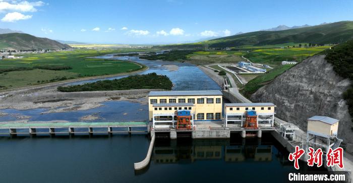 圖為引大濟湟調(diào)水總干渠的樞紐。(資料圖) 青海省水利廳 供圖