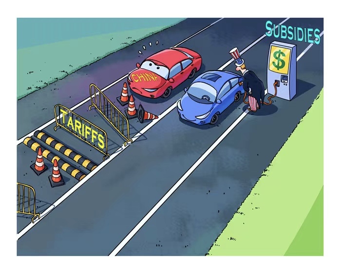 漫畫作者：馬宏亮（人民網(wǎng)版權(quán)圖片，未經(jīng)授權(quán)請勿轉(zhuǎn)載。）