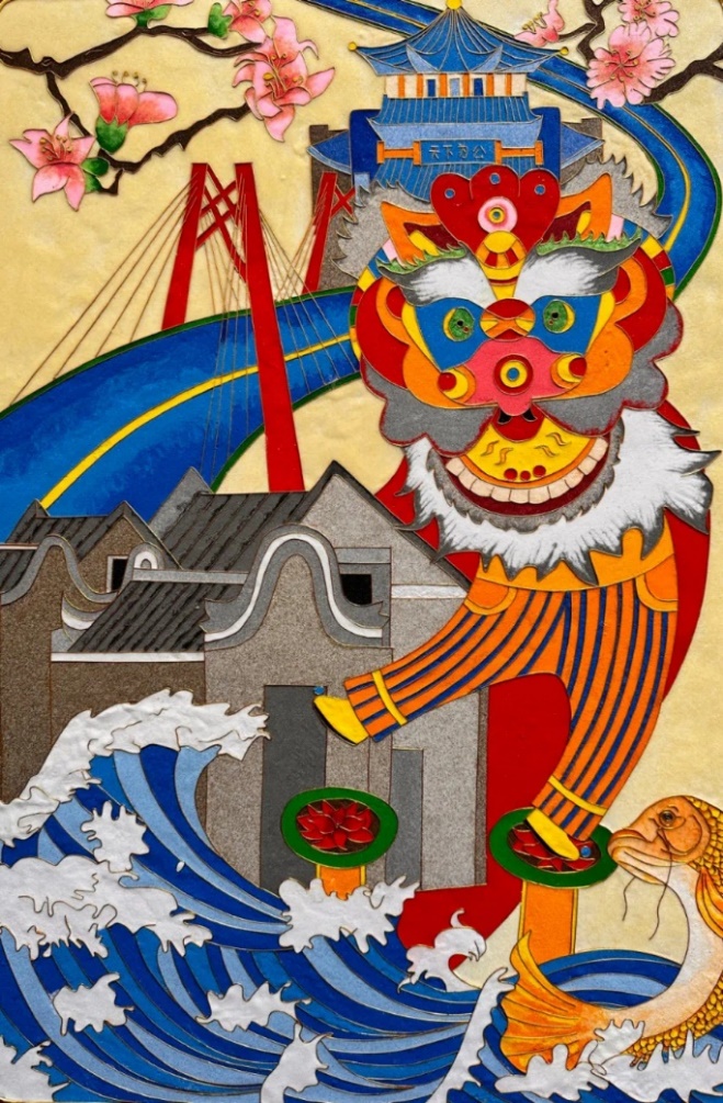 中小學(xué)生創(chuàng)新創(chuàng)意設(shè)計(jì)成果首次登上文博會。參展觀眾供圖