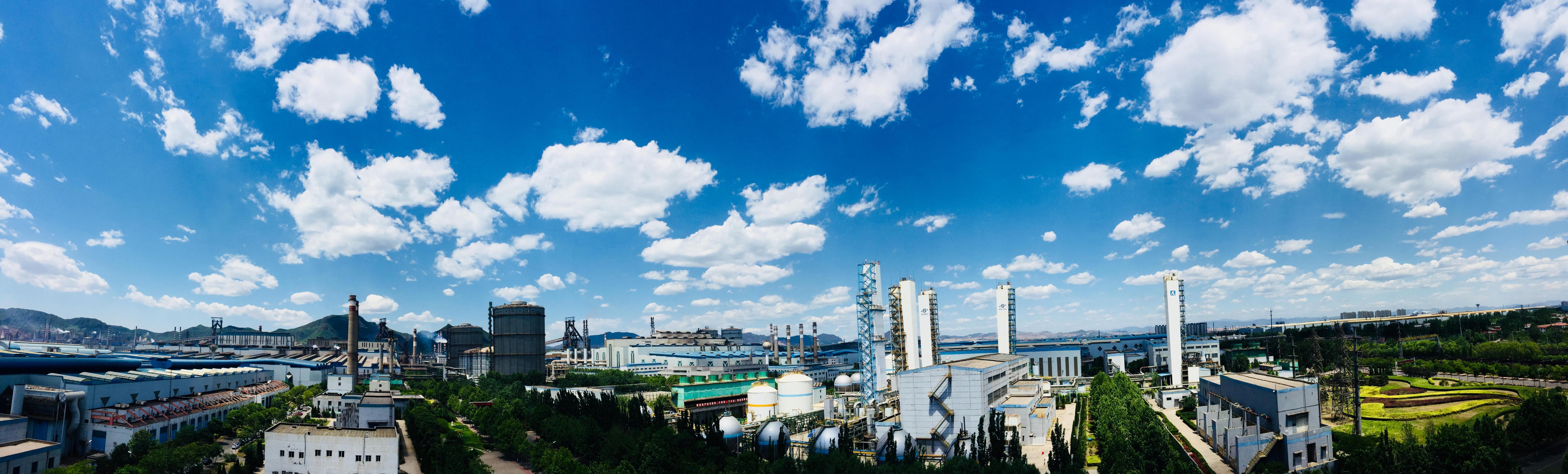 首鋼股份公司遷安鋼鐵公司。尹小龍攝