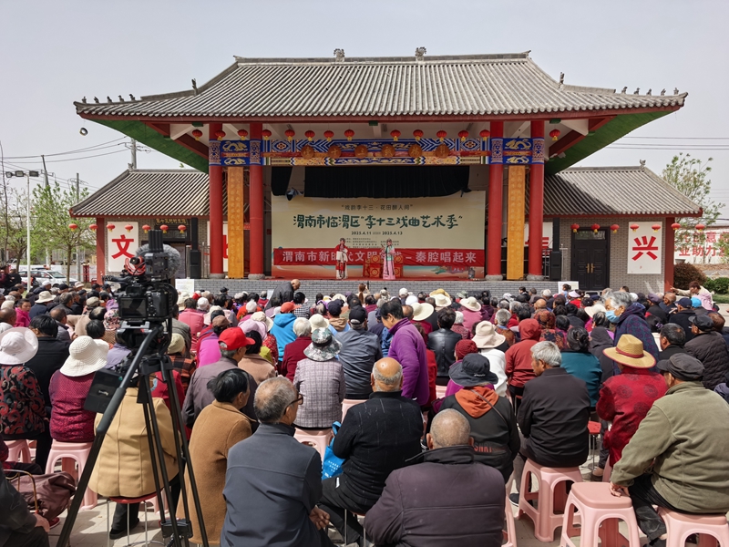 “一元?jiǎng)?chǎng)”下鄉(xiāng)演出現(xiàn)場(chǎng)（資料圖）。代九奎攝