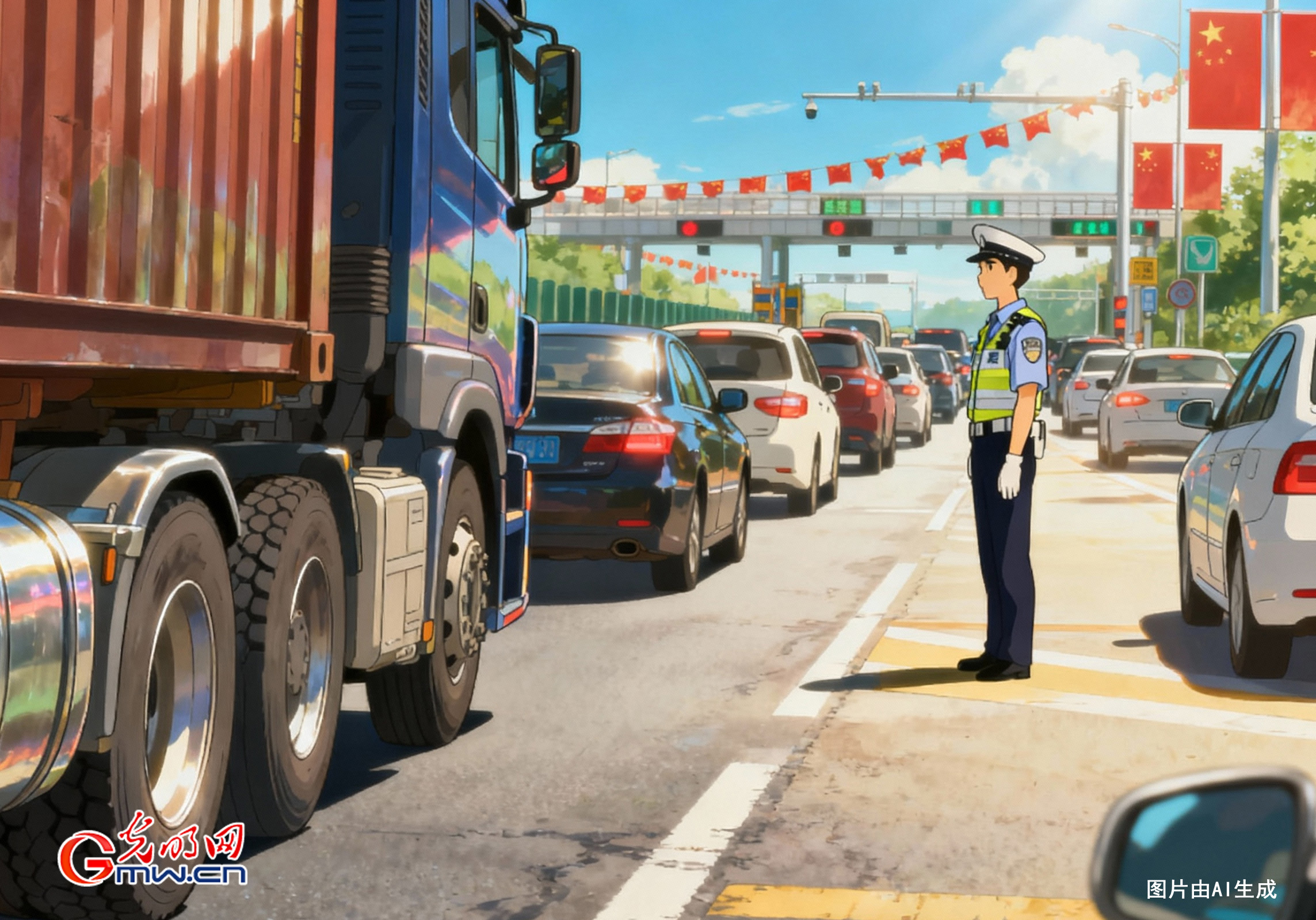 【光明漫評】國慶煙火氣，離不開勞動者的守護