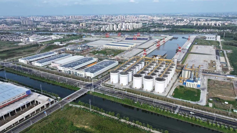 航拍黃碼港產(chǎn)業(yè)園。蔣童攝