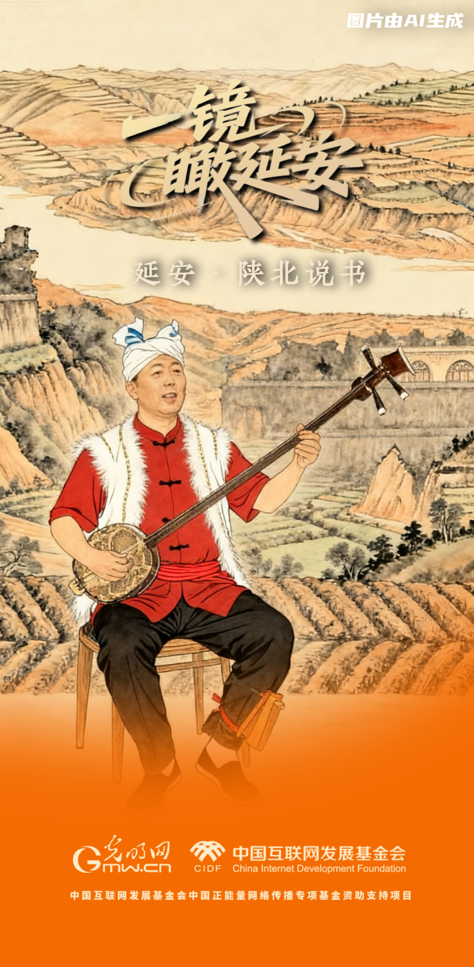 【一鏡瞰延安·AI海報】跟著這些非遺文化，感受老區(qū)風土人情