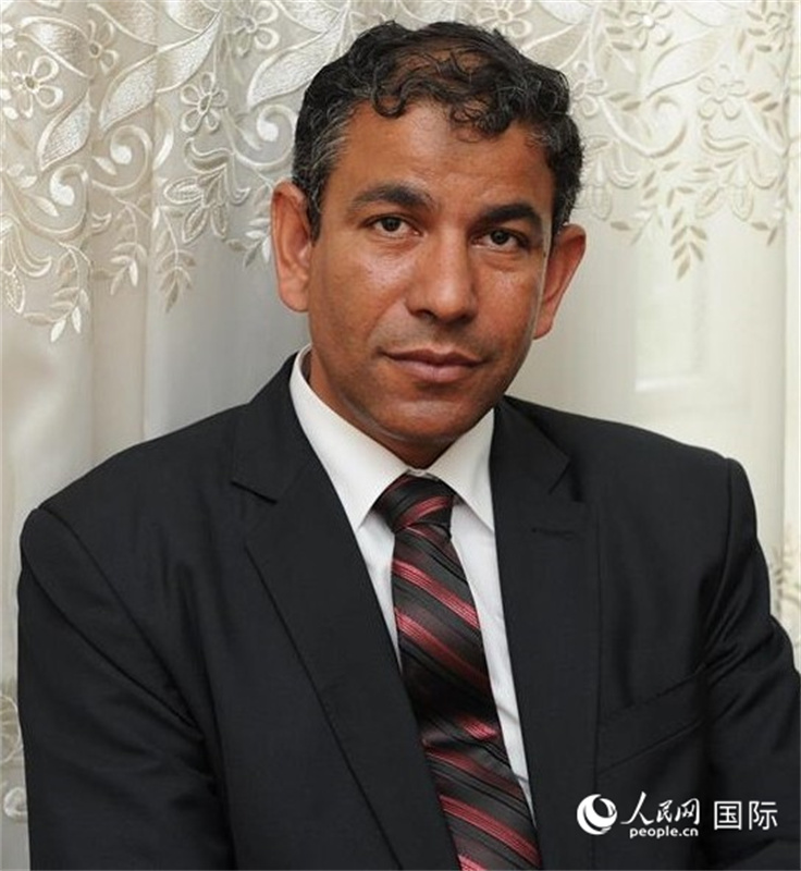 埃及著名中國和亞洲問題專家德拉比克。人民網(wǎng)記者 黃培昭攝