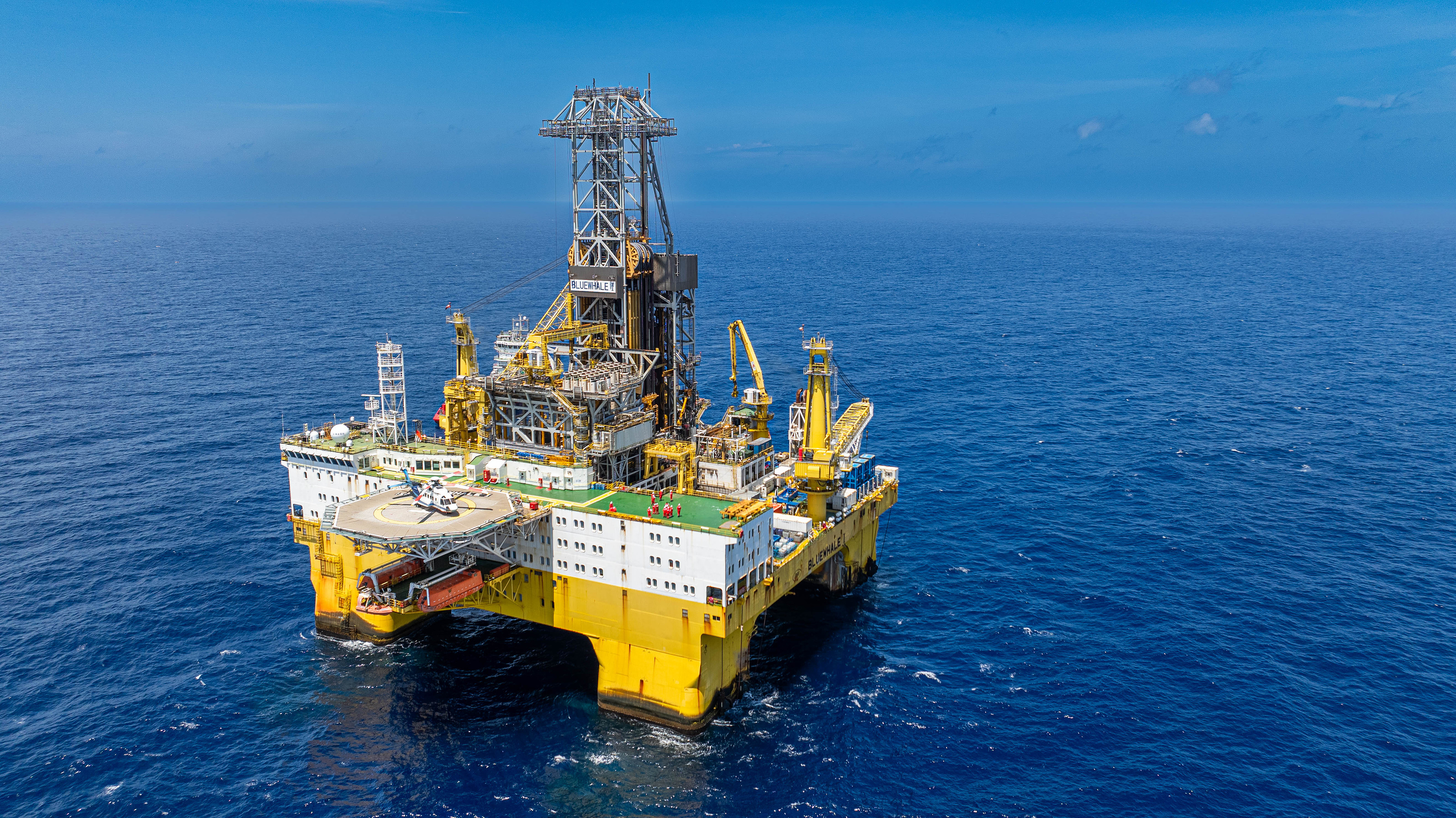 2024年8月17日，海南陵水，深海一號(hào)二期鉆井平臺(tái)。