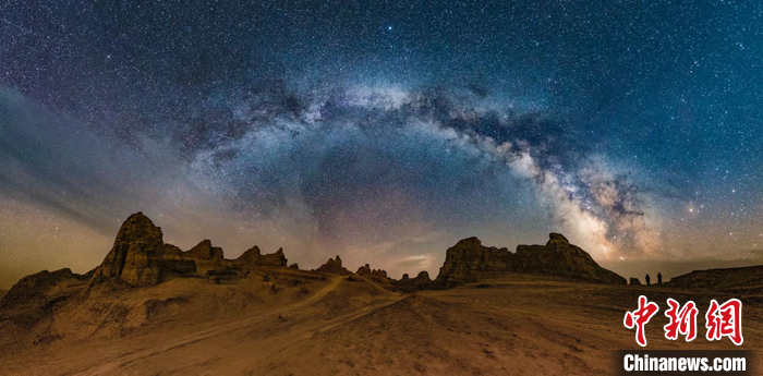 資料圖為青海省海西州冷湖俄博梁星空。 <a target='_blank' href='/'><p  align=