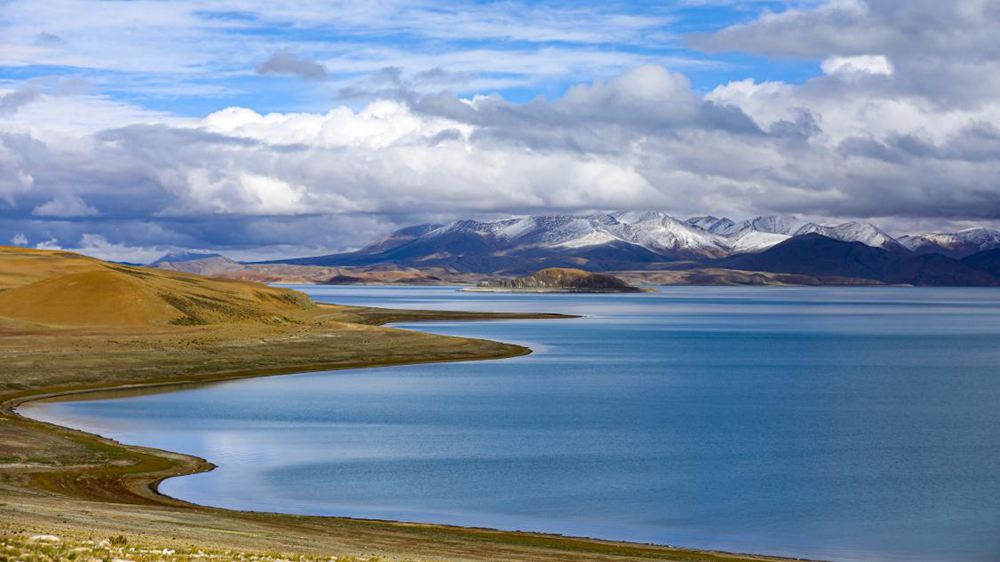 壯麗湖泊。金阿次仁攝