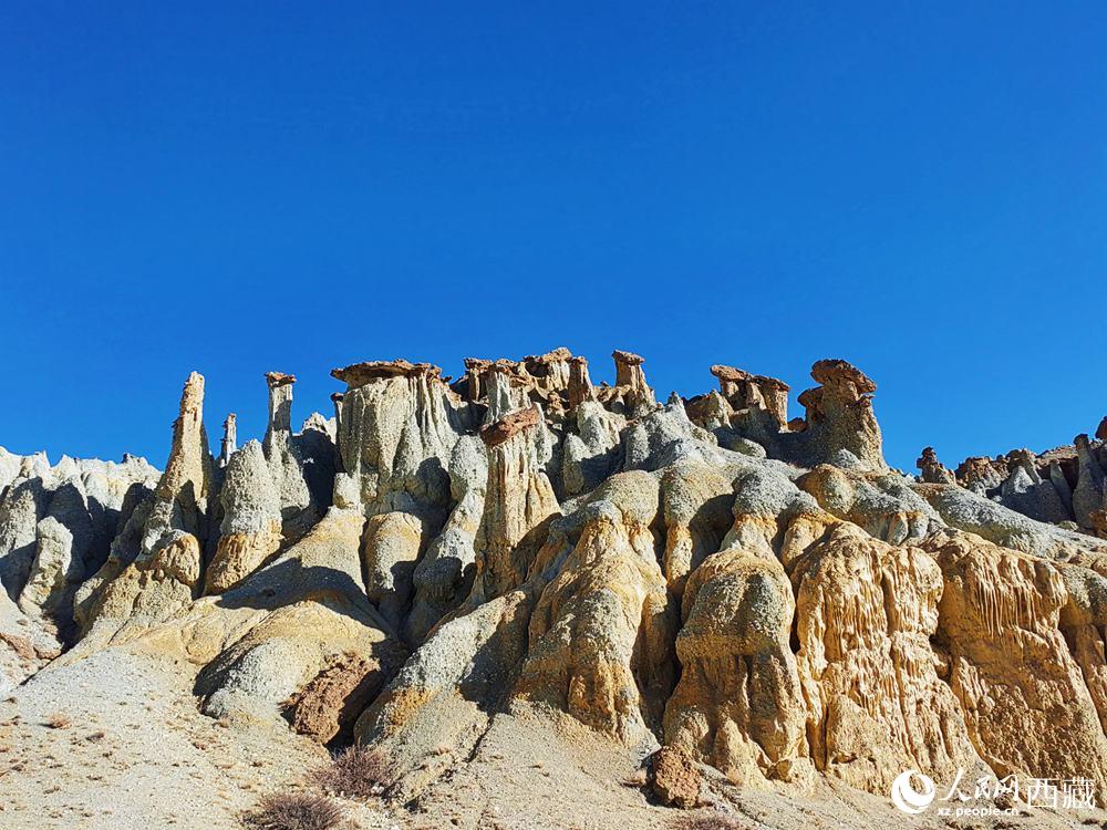 形態(tài)各異的土林。人民網 李海霞攝