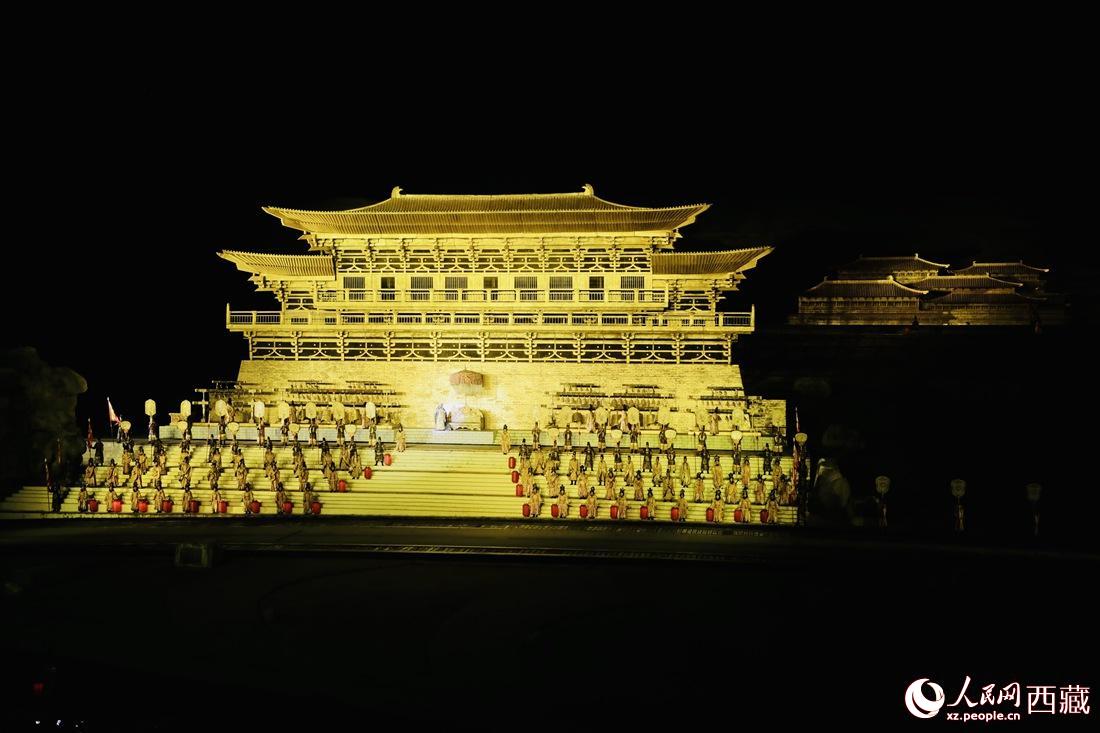 試演現場。人民網次仁羅布攝