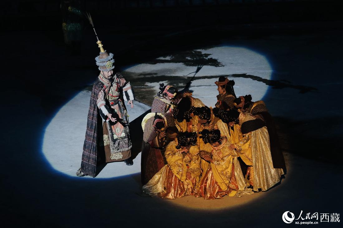 試演現場。人民網次仁羅布攝