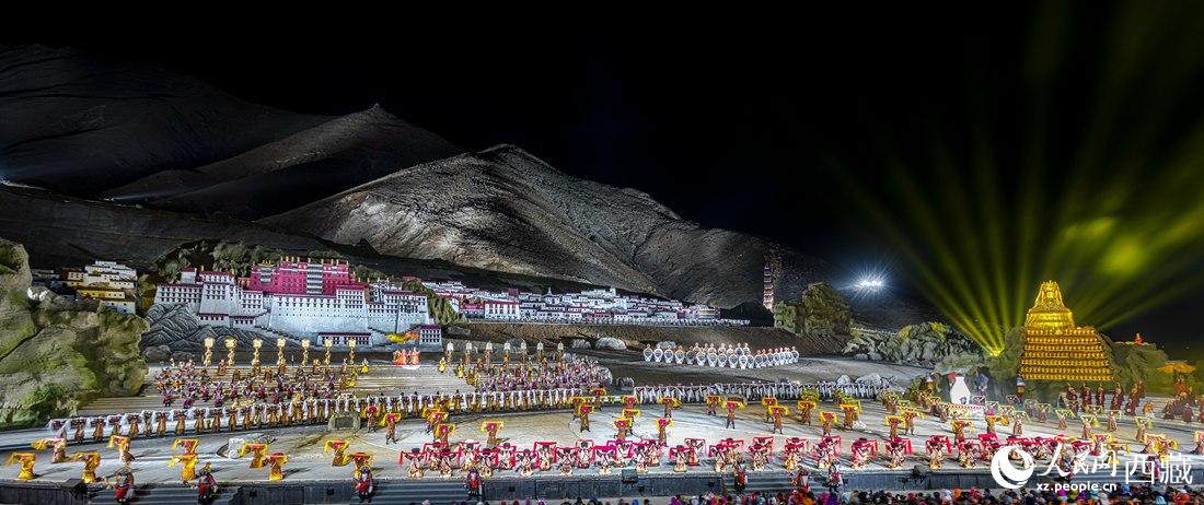 試演現場。人民網次仁羅布攝