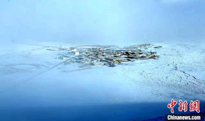 圖為普瑪江塘鄉(xiāng)冬季村景?！±丝ㄗ涌h網(wǎng)信辦供圖