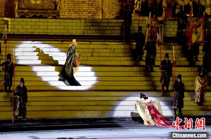 3月17日，西藏拉薩，《文成公主》大型史詩劇演出現(xiàn)場?！±盍?攝