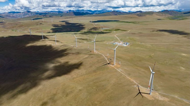 西藏措美哲古風(fēng)電場(chǎng)。受訪者供圖