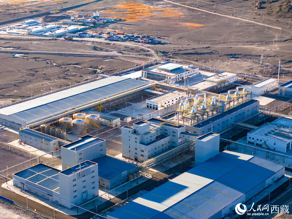 西藏扎布耶鹽湖綠色綜合開(kāi)發(fā)利用萬(wàn)噸電池級(jí)碳酸鋰項(xiàng)目。